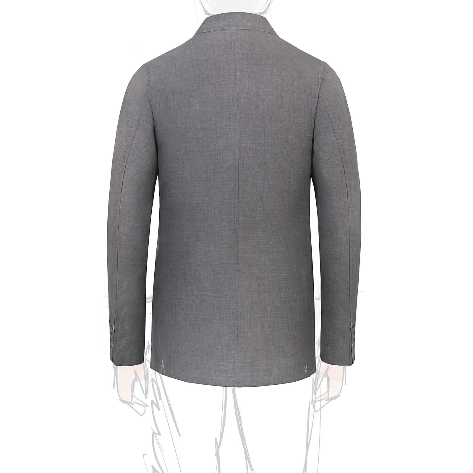 grey hopsack blazer