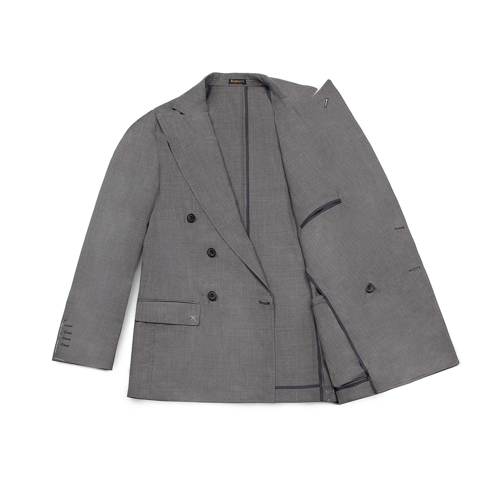 grey hopsack blazer