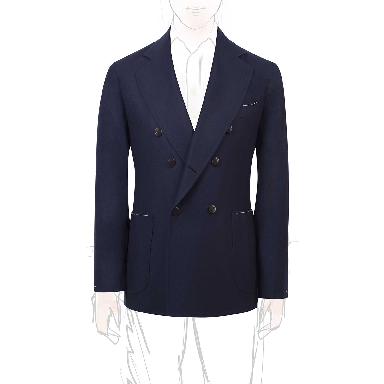 Mariano Rubinacci - Blue cashmere blazer