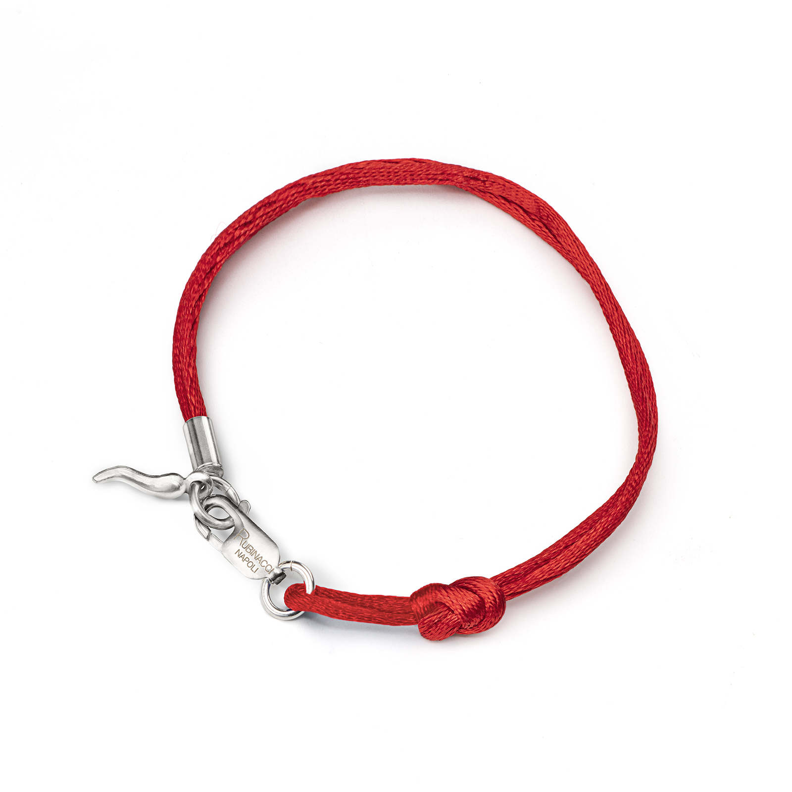 Mariano Rubinacci - Red silk bracelet