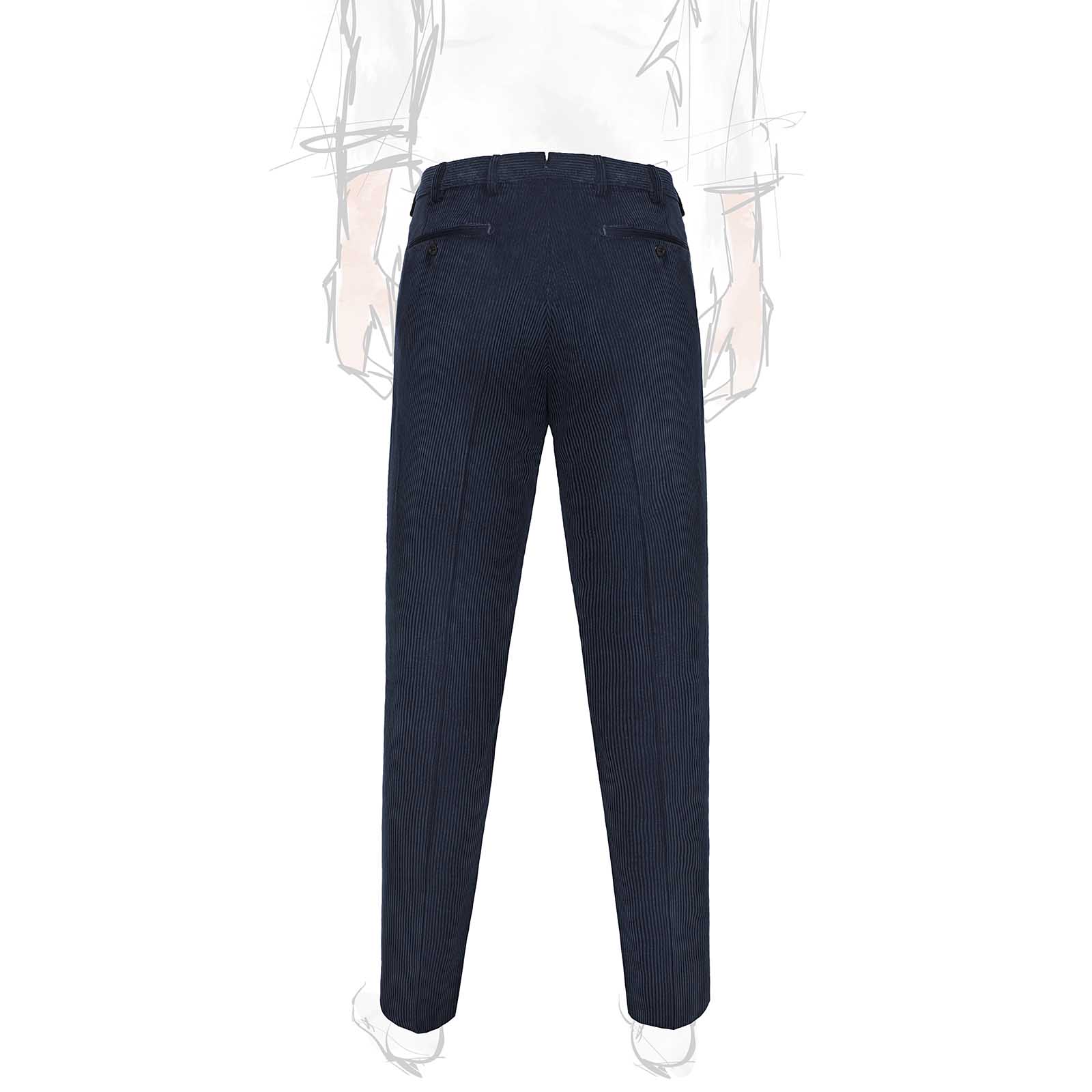 The Kooples Navy Blue Corduroy Trousers Size 32 XXS | eBay