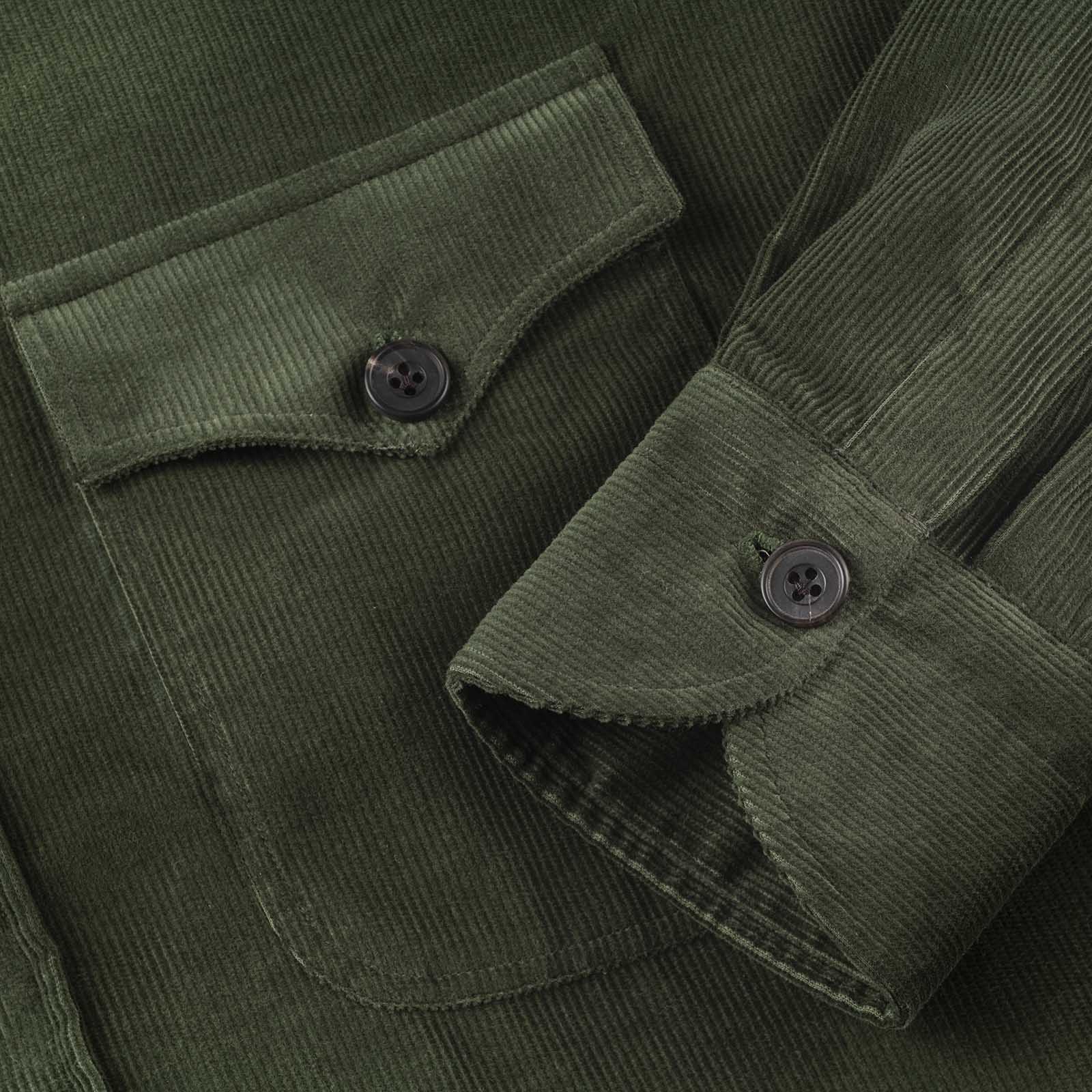 Mariano Rubinacci - Green corduroy safari jacket
