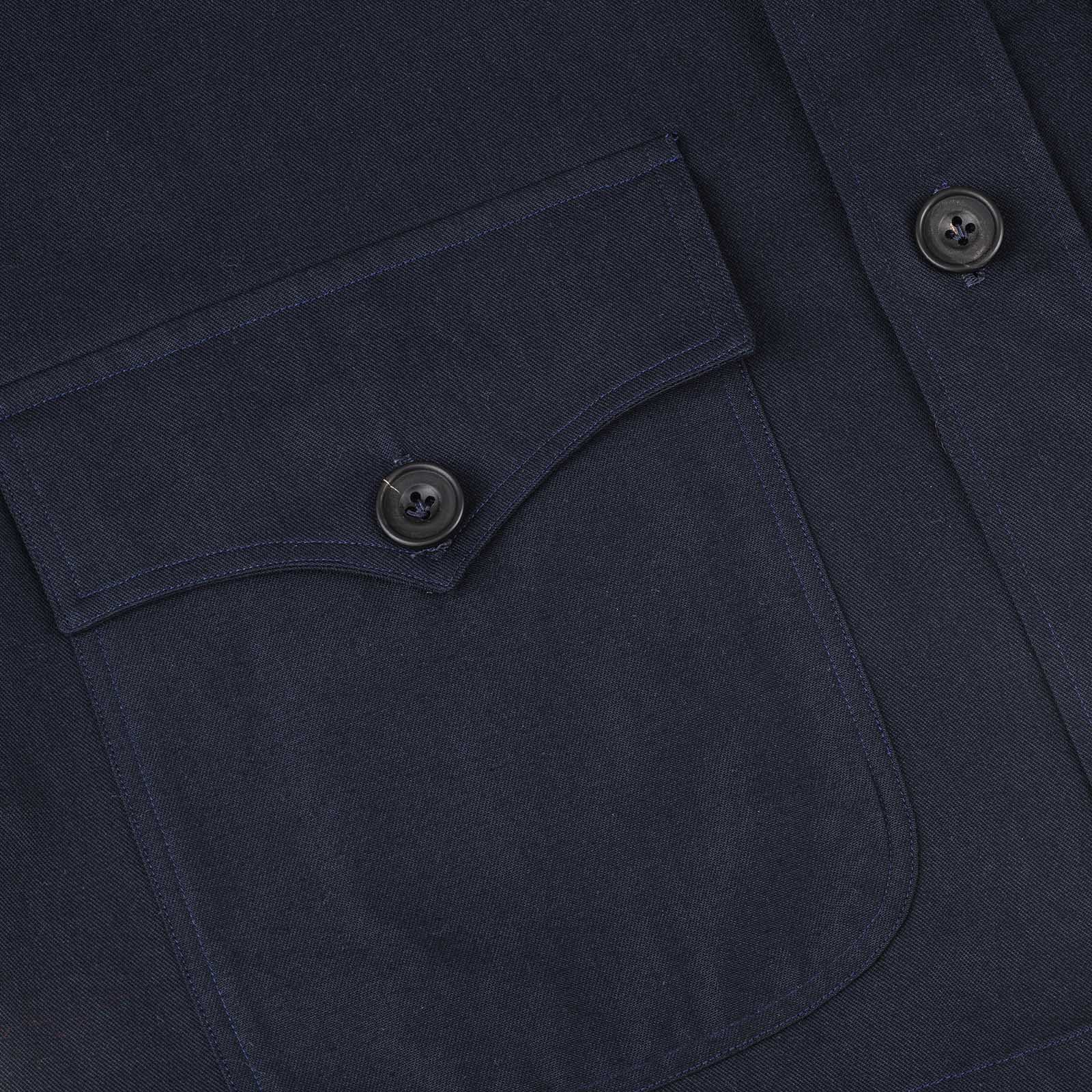 Mariano Rubinacci - Limited Edition blue cotton safari jacket