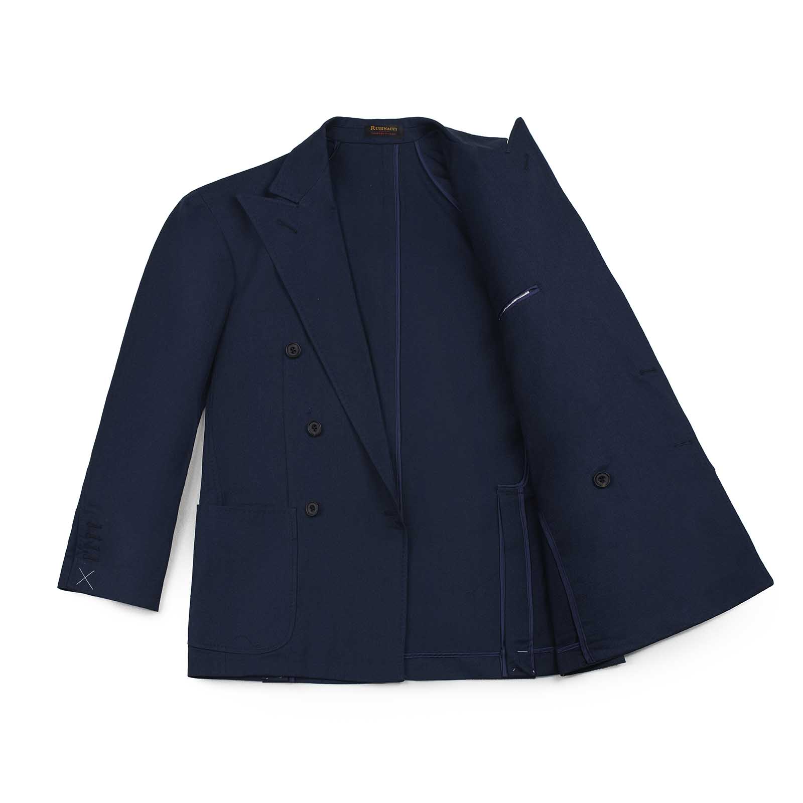 Mariano Rubinacci - Vintage archive blue cotton jacket